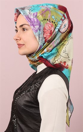 Ugoza Vual İpek Eşarp 5288-21