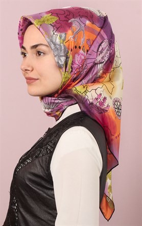 Ugoza Vual İpek Eşarp 5288-22