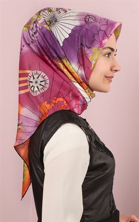 Ugoza Vual İpek Eşarp 5288-22