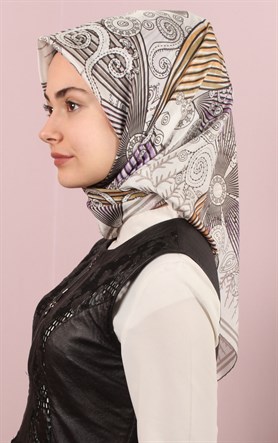 Ugoza Vual İpek Eşarp 5288-25
