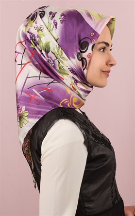 Ugoza Vual İpek Eşarp 5288-26