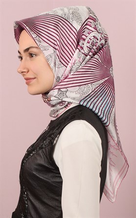 Ugoza Vual İpek Eşarp 5288-27