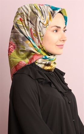 Ugoza Vual İpek Eşarp 5288-35