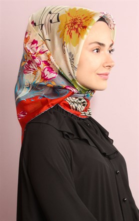 Ugoza Vual İpek Eşarp 5288-42