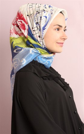 Ugoza Vual İpek Eşarp 5288-43