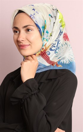 Ugoza Vual İpek Eşarp 5288-43