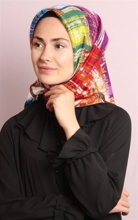 Ugoza Vual İpek Eşarp 5288-45