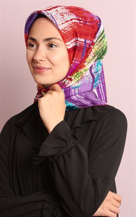 Ugoza Vual İpek Eşarp 5288-47