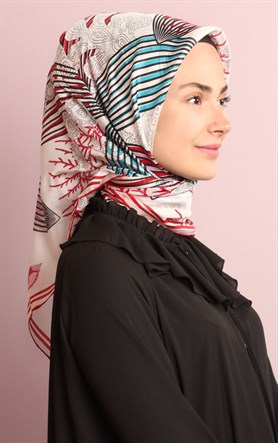 Ugoza Vual İpek Eşarp 5288-53