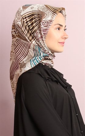 Ugoza Vual İpek Eşarp 5288-55