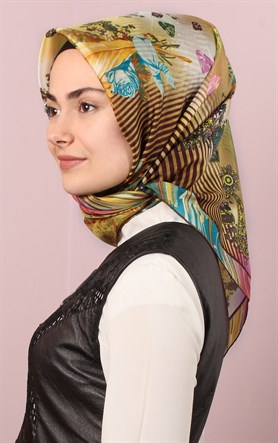Ugoza Vual İpek Eşarp 5288-6