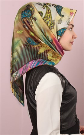 Ugoza Vual İpek Eşarp 5288-6