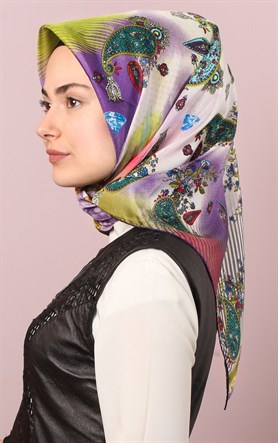 Ugoza Vual İpek Eşarp 5288-7