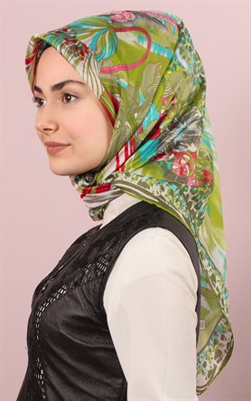 Ugoza Vual İpek Eşarp 5288-9