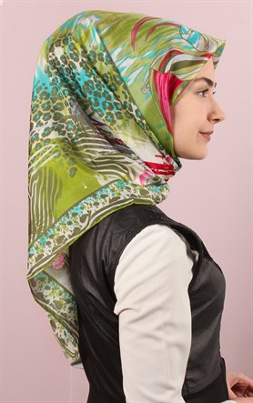 Ugoza Vual İpek Eşarp 5288-9