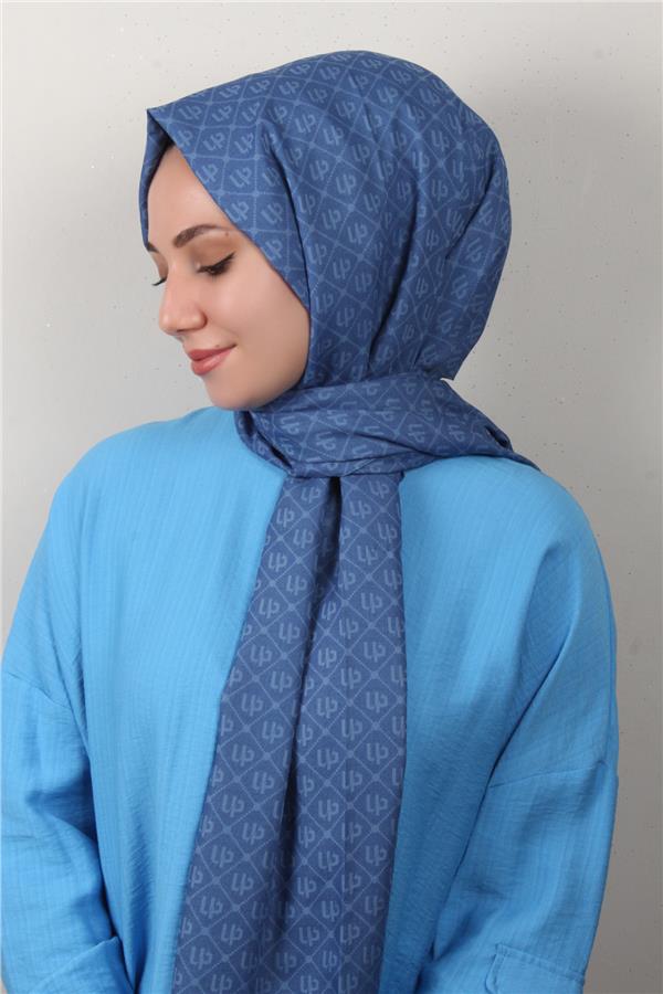 Ultralight Şal 2768-3 İndigo
