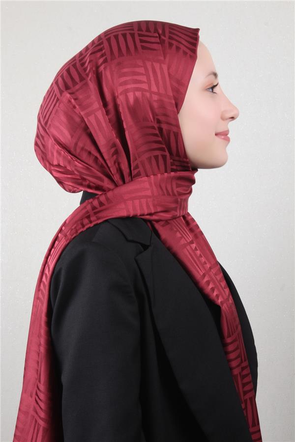 Ultralux Jakar Şal 4111-2 Bordo
