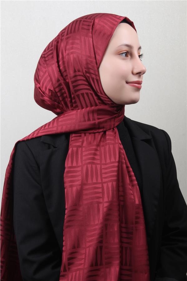 Ultralux Jakar Şal 4111-2 Bordo
