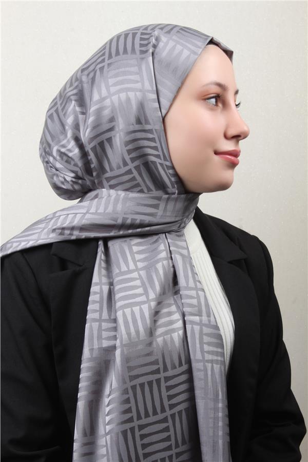 Ultralux Jakar Şal 4111-22 Koyu Gri