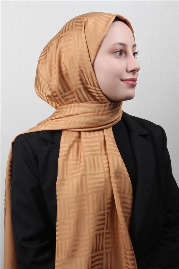 Ultralux Jakar Şal 4111-6 Karamel