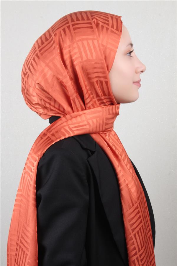 Ultralux Jakar Şal 4111-8 Soft Turuncu