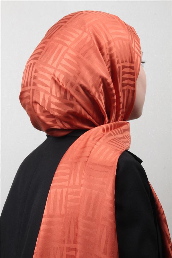 Ultralux Jakar Şal 4111-8 Soft Turuncu