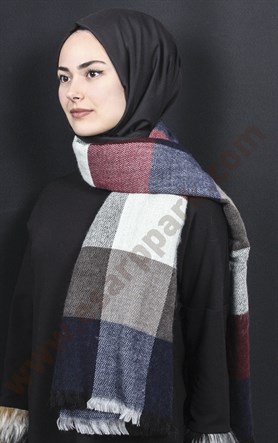 Yün Omuz Şalı 9001-48