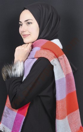 Yün Omuz Şalı 9001-49