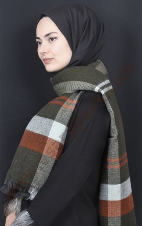Yün Omuz Şalı 9010-4