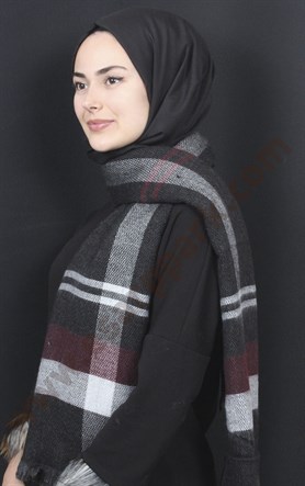 Yün Omuz Şalı 9010-8