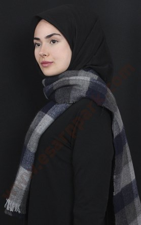 Yün Omuz Şalı 9010-9