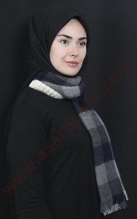 Yün Omuz Şalı 9010-9