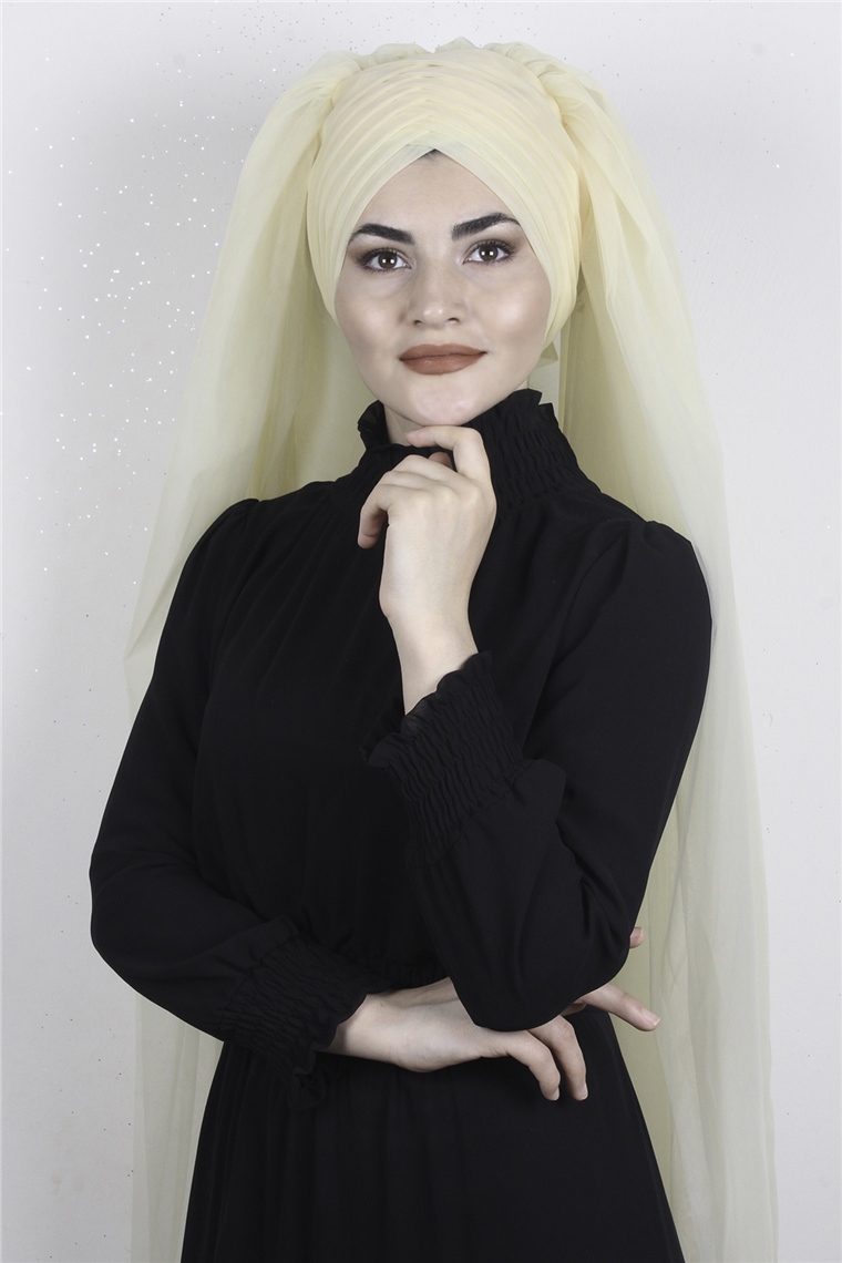 Âlâ Tül Şal 2021-12 Sarı 