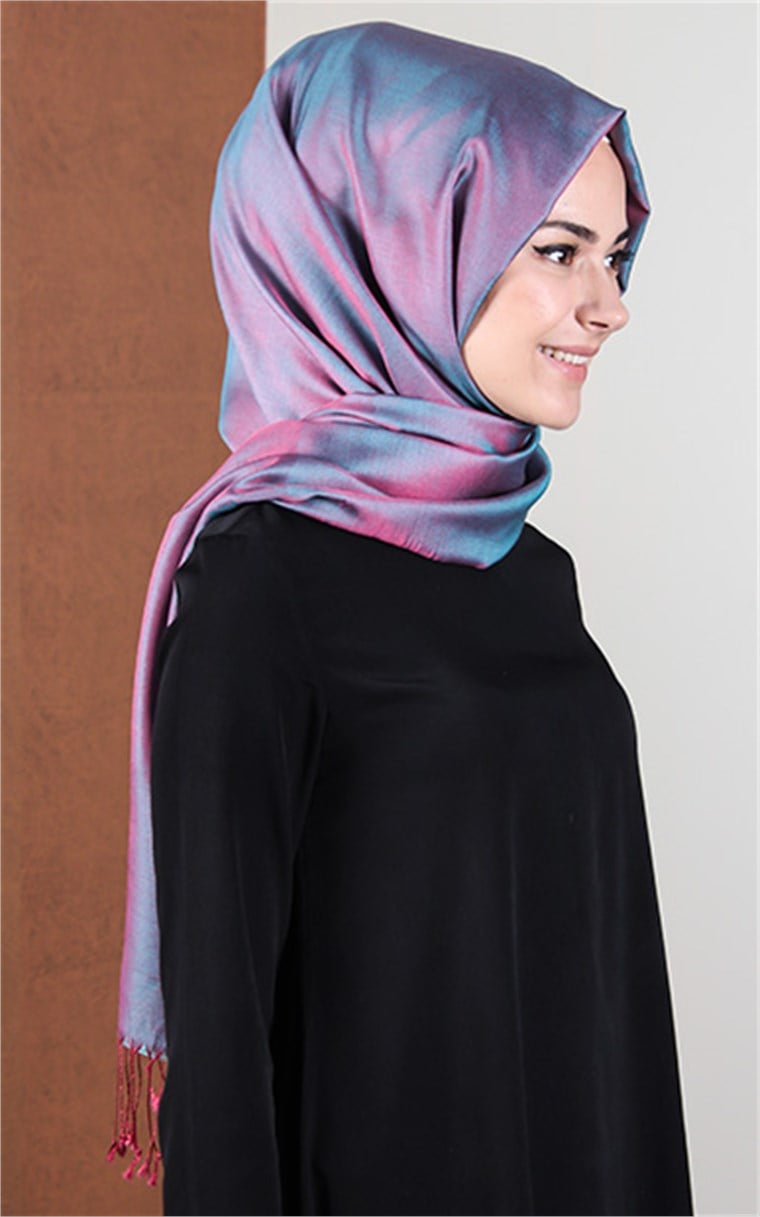 500-0015-30 ÇİFT YÖNLÜ İPEKSİ ŞAL