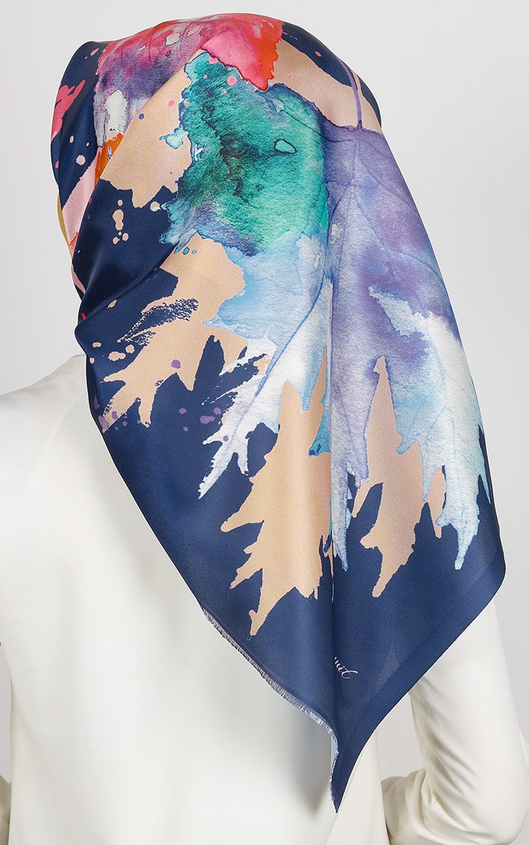 Piramit Tafta Dijital Eşarp 1921-3