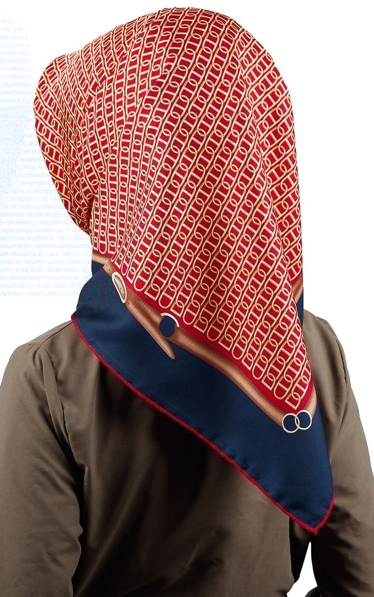 102-0019-07 U.S POLO ASSN EŞARP KIRMIZI LACİVERT