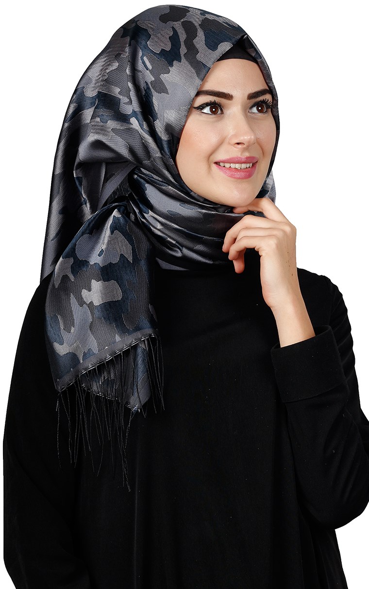 Kamuflaj İpeksi Şal 5550-12