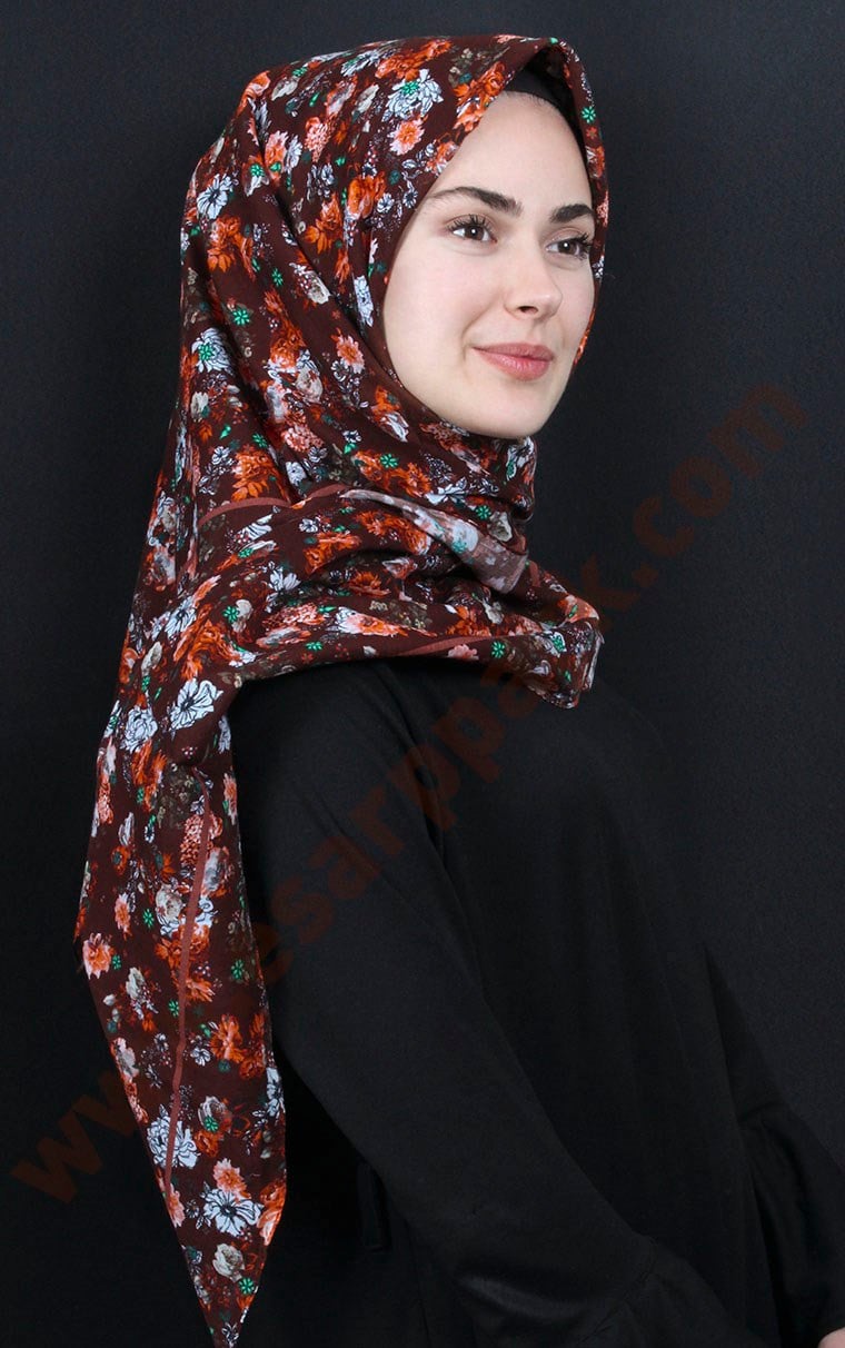 %100 Pamuk Şal Eşarp 1038-17