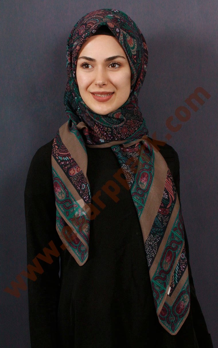 %100 Pamuk Şal Eşarp 1038-25