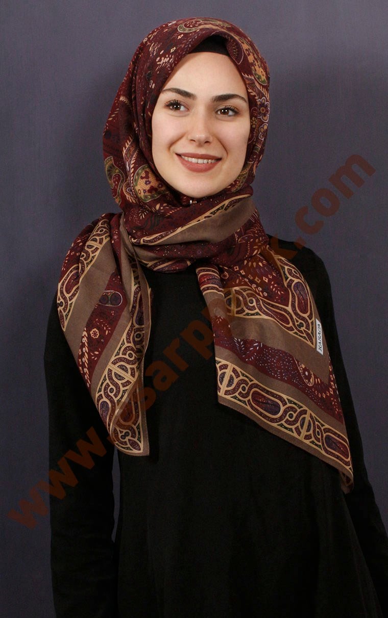 %100 Pamuk Şal Eşarp 1038-27