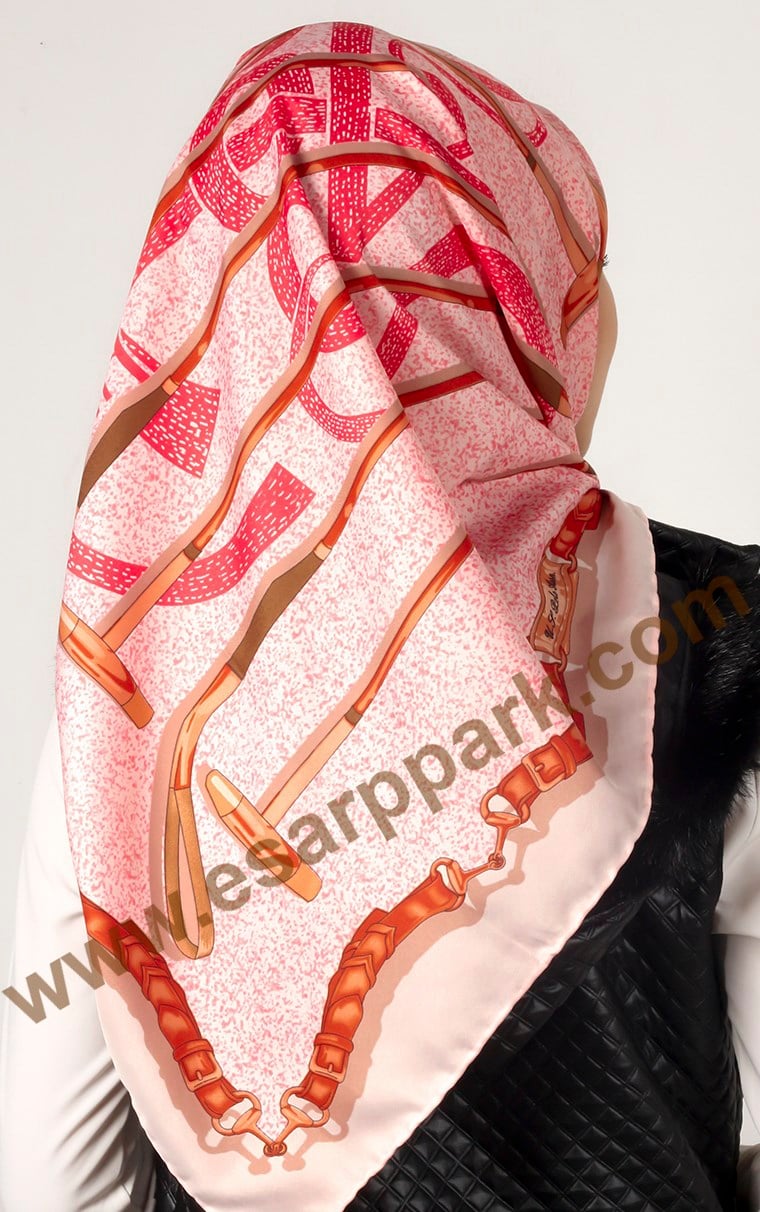 102-0007-09 U.S POLO ASSN EŞARP PEMBE PUDRA
