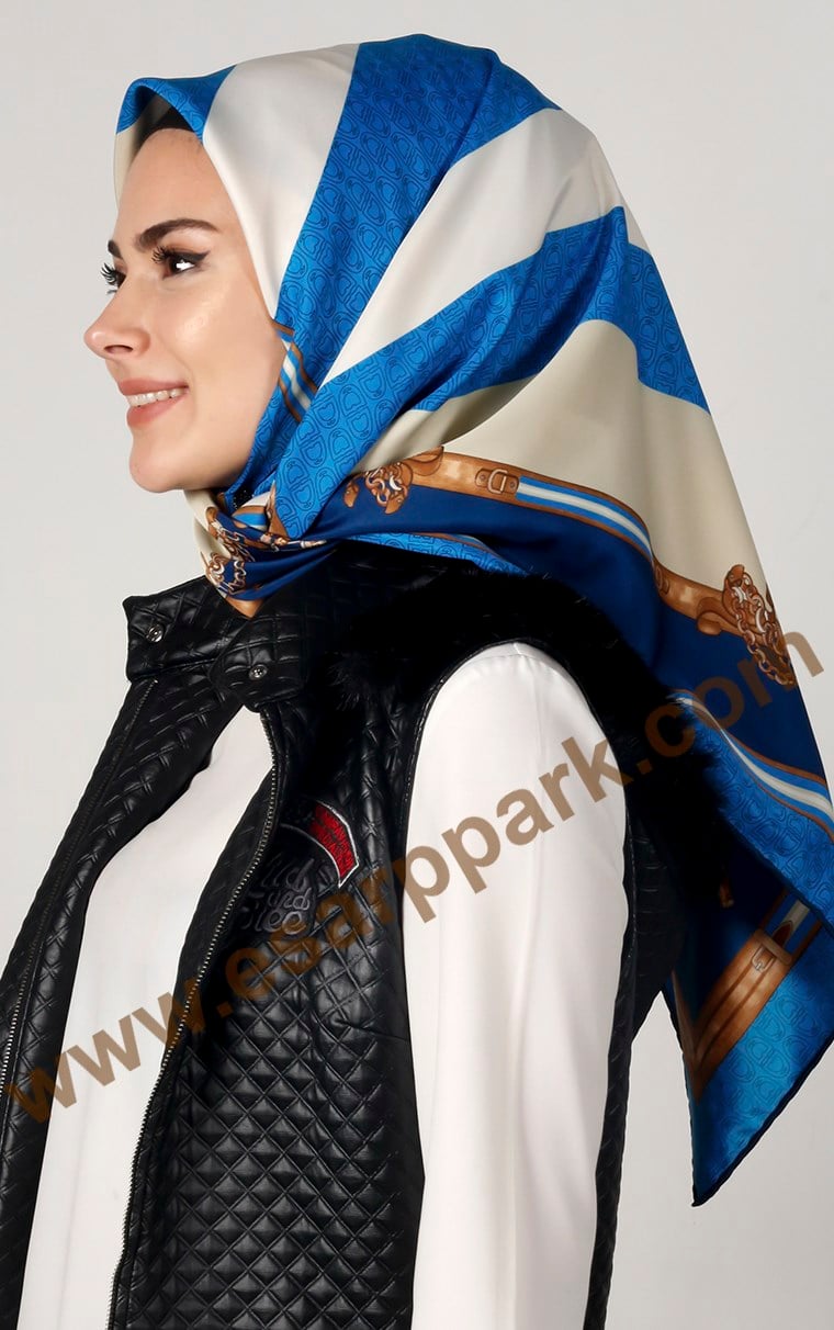 102-0018-08 U.S POLO ASSN EŞARP MAVİ LACİVERT