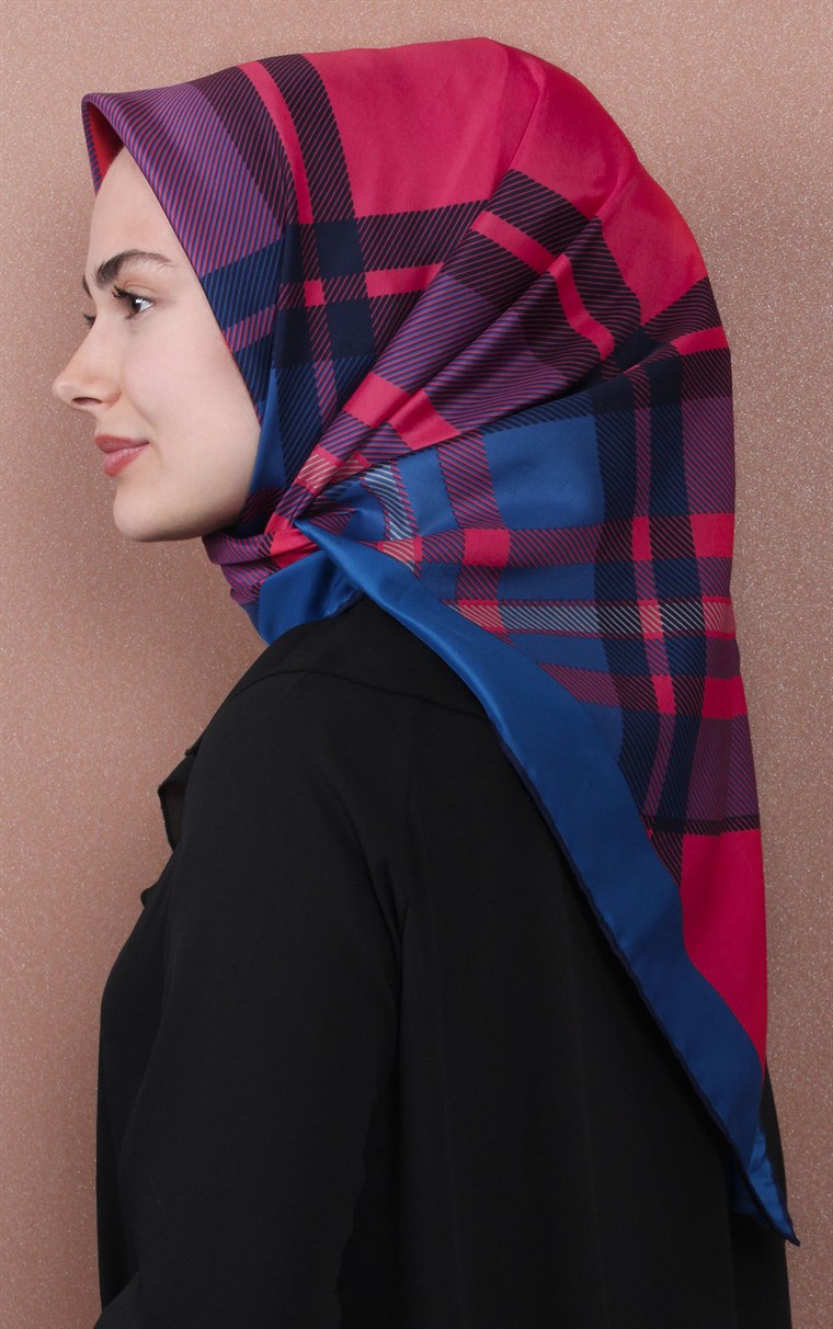 102-0023-05 U.S POLO ASSN EŞARP MERCAN LACİVERT
