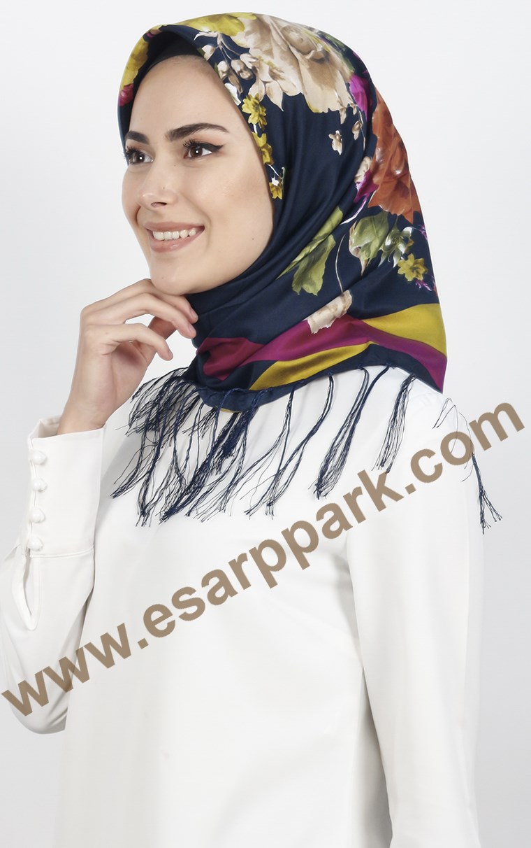 111-0013-29 PİRAMİT PÜSKÜLLÜ EŞARP