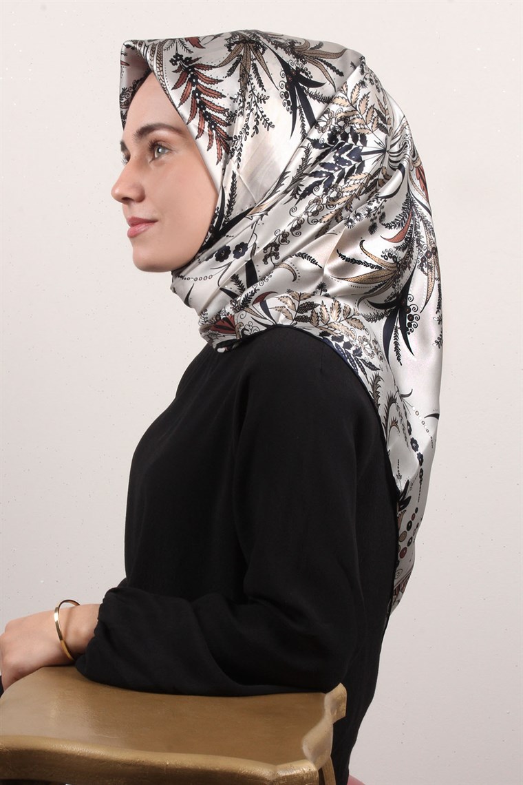 1250-2 SARAR İPEK EŞARP