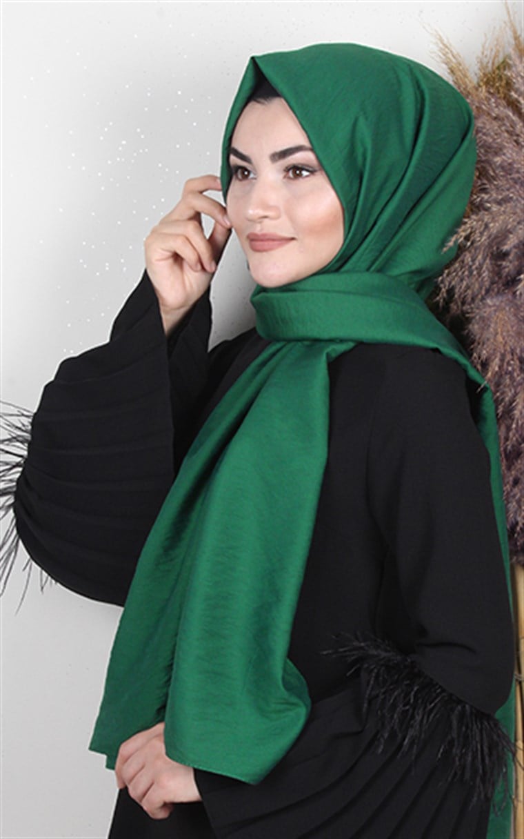 %15 İpeK Cazz Şal 3060-15 Yeşil