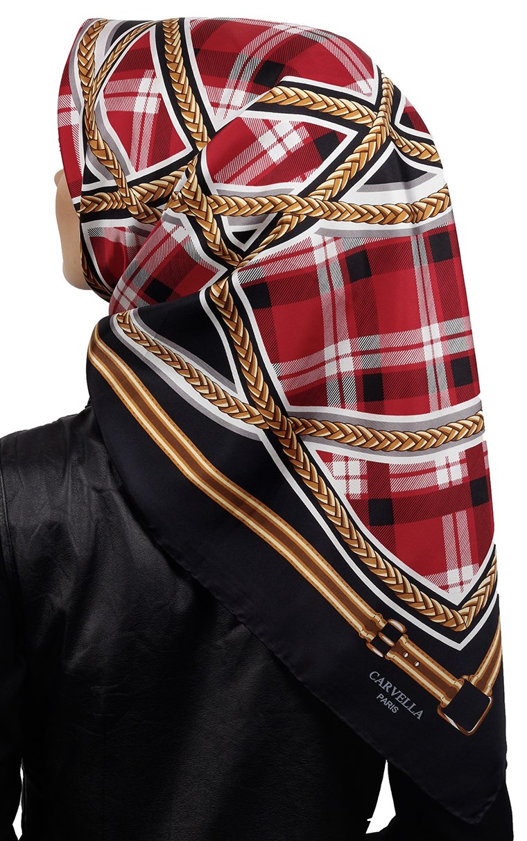 İndirimli İthal İpek Eşarp 13020-26