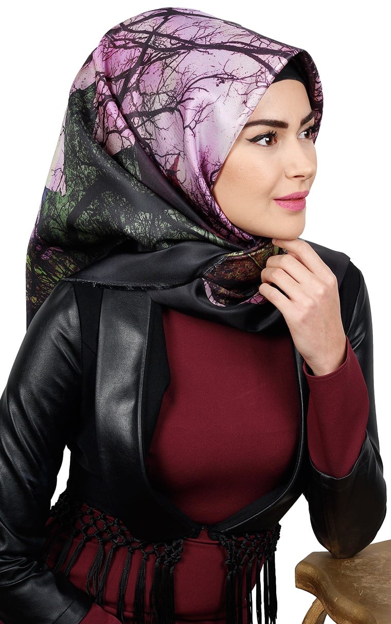 Tafta Dijital Eşarp 1332-2