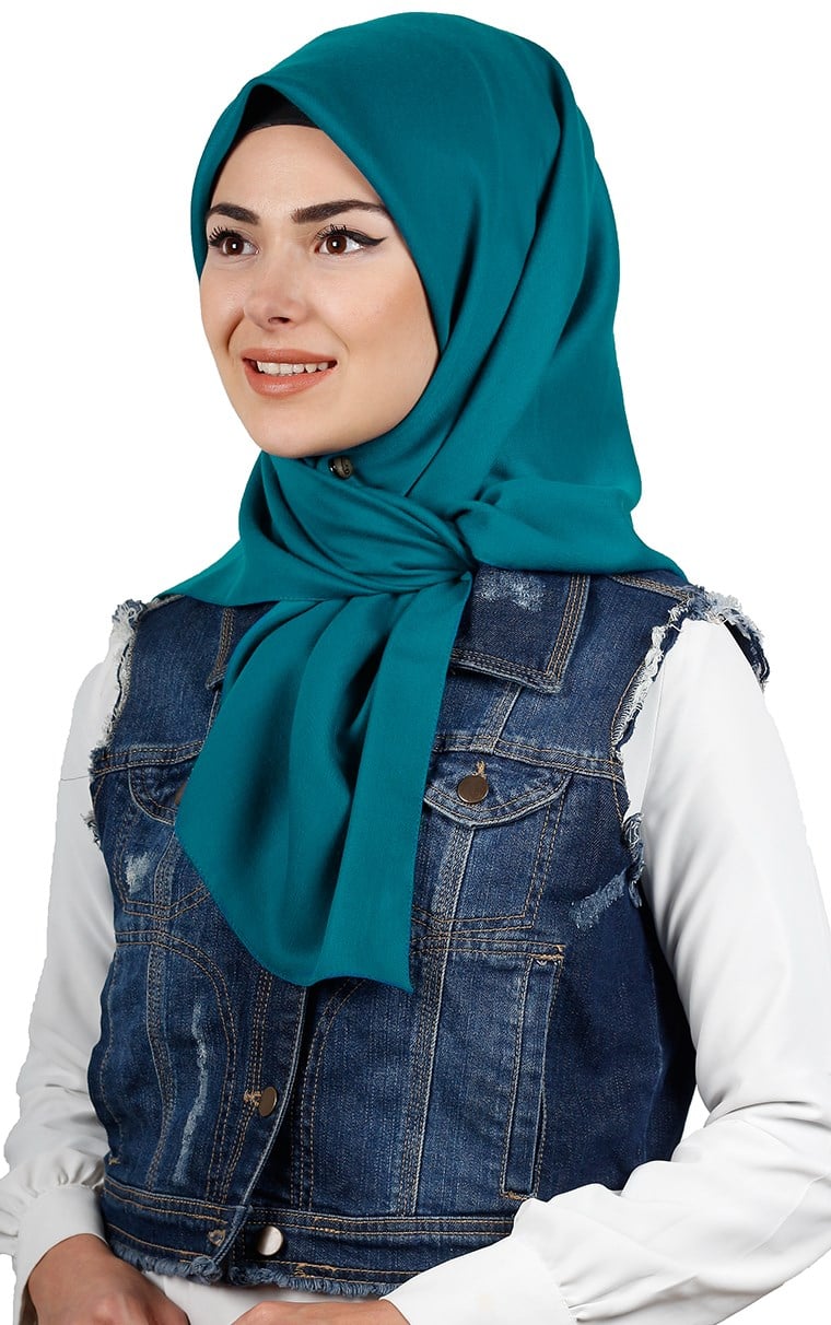 Kışlık Yünlü Düz Renk Eşarp 1750-9