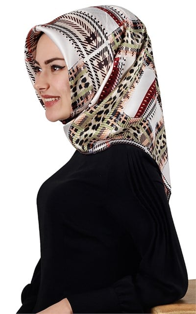 İndirimli İthal İpek Eşarp 13018-3